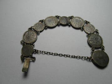 Zonder minimumprijs - Armband Zilver - Huisvlijt tijdens WO, Nieuw