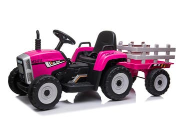Elektrische tractor Roze 3+j | A-kwaliteit | Beste Prijs, Kinderen en Baby's, Ophalen of Verzenden, Nieuw, Trapvoertuig