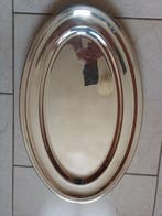 Presenteerblad - wit metaal - gewicht 3,5 kg