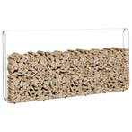 vidaXL Haardhoutrek 300x25x150 cm gegalvaniseerd staal, Verzenden