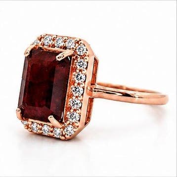 Zonder minimumprijs - Ring - 14 karaat Roségoud, 1,77 gram, Nieuw