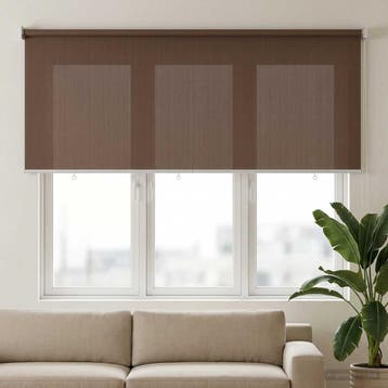 vidaXL Buitenrolgordijn 90% UV-blok Taupe 160 x 140 cm HDPE, Verzenden