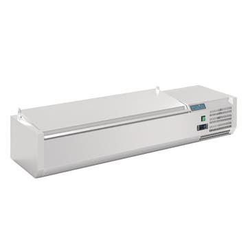 Polar G-serie opzetkoelvitrine met deksel 5x GN 1/4, Verzenden