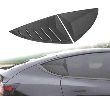 CACHE LATÉRALE POUR TESLA MODÈLE Y 20 LOOK NOIR BRILLANT, Verzenden