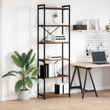 vidaXL Boekenplank Oud hout 60 x 30 x 189,5 cm Bewerkt hout, Verzenden, Nieuw