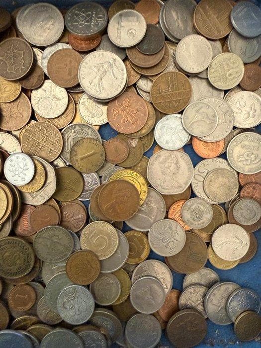 Wereldlot van 500 munten – Grote variëteit aan landen,, Postzegels en Munten, Munten | Europa | Niet-Euromunten