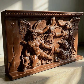 Koud aardewerk Reliëf - 15 cm (Zonder minimumprijs)