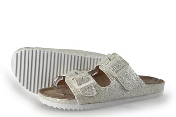 Colors of California Slippers in maat 40 Wit, Kleding | Dames, Schoenen, Slippers, Verzenden, Wit, Zo goed als nieuw