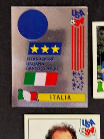1994 Panini USA 94 World Cup, Italy: team - Maldini, Baresi, Nieuw
