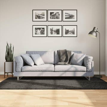 vidaXL Vloerkleed ISTAN hoogpolig glanzend 100x200 cm, Huis en Inrichting, Verzenden, Nieuw