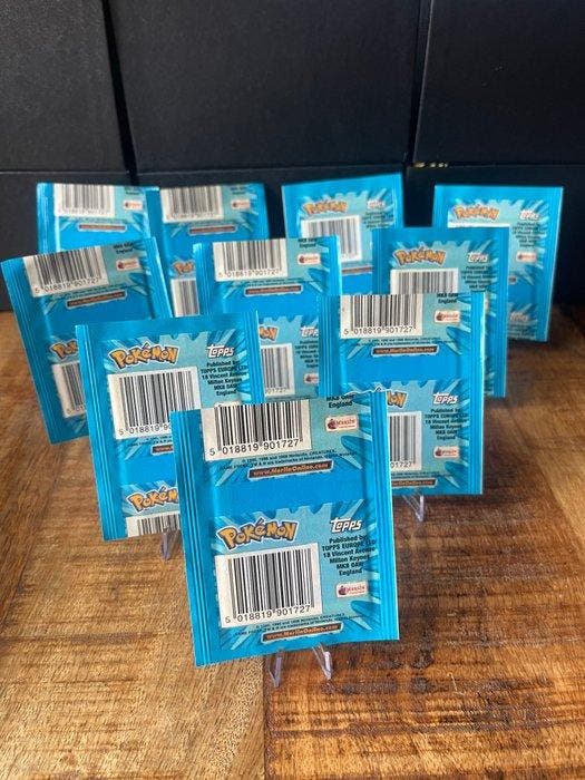 10 originele, ongeopende Pokémon Topps Stickers Series 2, Hobby & Loisirs créatifs, Jeux de cartes à collectionner | Pokémon