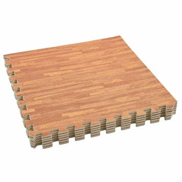 vidaXL Zwemgrondmat 6 st Hout 4,32  EVA Schuim, Tuin en Terras, Zwembaden, Verzenden, Nieuw