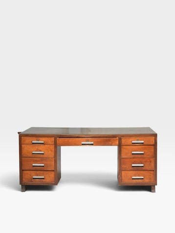 Bureau - Hout, Metaal, Glas - Schrijfbureau voor in het