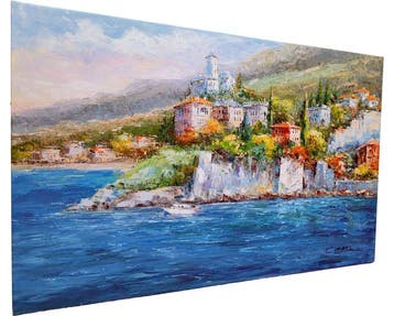 Christof Vevers (1962) - Riviera Mediterranéenne - Les toits