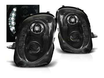 LED DRL koplamp units Black geschikt voor Alfa Romeo MiTo, Auto-onderdelen, Verzenden, Nieuw, Alfa Romeo