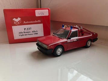 Tron 1:43 - Modelauto - Alfa Romeo Alfa 6 Vigili del Fuoco, Nieuw