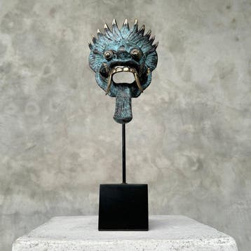Sculpture, NO RESERVE PRICE - Barong on Stand - 31 cm -, Antiek en Kunst