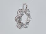Zonder minimumprijs - Hanger - 14 karaat Witgoud - 2.11ct.