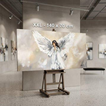 Monika Spiewak - Angel - Oil Painting Stretched On The Frame