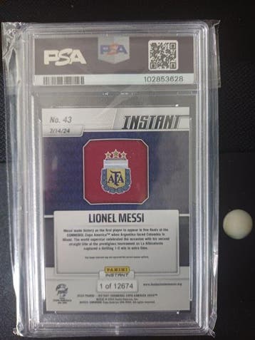 Lionel Messi - 2024 Panini Instant American Cup #43 - PSA 10