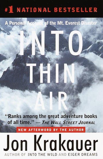 Into Thin Air 9780385494786 Jon Krakauer, Verzenden, Gelezen, Jon Krakauer