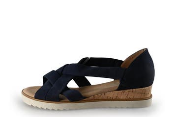 Gabor Sandalen in maat 39 Blauw, Gabor, Sandalen of Muiltjes, Zo goed als nieuw, Verzenden