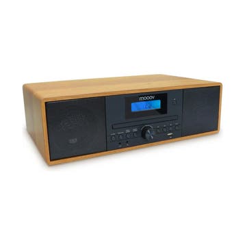 Mooov 477380 - Microketen HiFi Stereo 50W Muzieksysteem,..., Ophalen of Verzenden