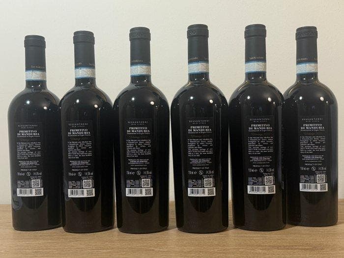 2020 Cantine San Marzano, Sessantanni Primitivo di Manduria, Verzamelen, Wijnen
