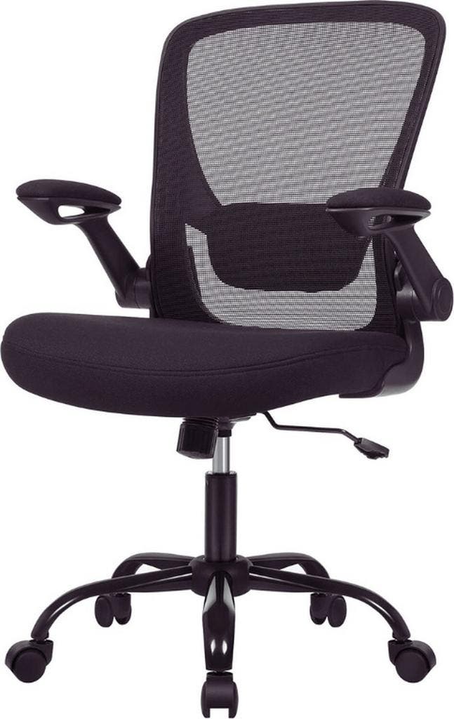 Ergonomische Bureaustoel - opklapbare armleuningen - hoogte, Huis en Inrichting, Bureaustoelen, Verzenden
