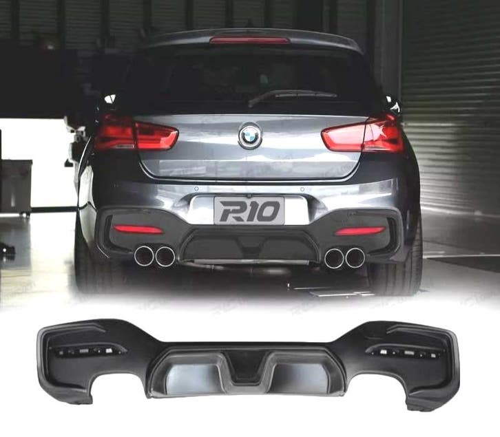 Diffuseur Pour Bmw F20 Lci 15- Look Cs Noir Mate, Auto-onderdelen, Carrosserie, Verzenden