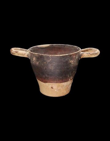 Etruscan Keramiek Etruskische skyphos - 7e/6e eeuw na