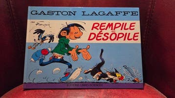 Gaston - Rempile et Désopile + sérigraphie signée - C - 1