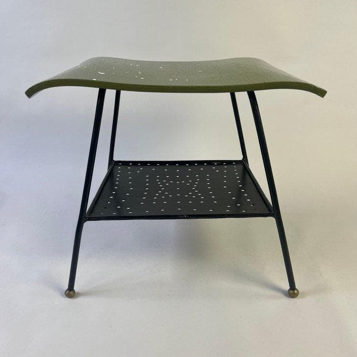 Table dappoint - Bois, Fer, Laiton - Vintage - Table, Antiek en Kunst, Kunst | Designobjecten