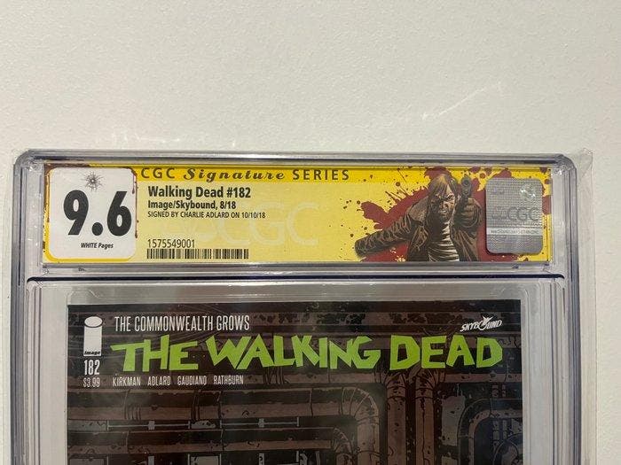 The Walking Dead 182 - The Walking Dead - 1 Signed comic,, Livres, BD | Comics