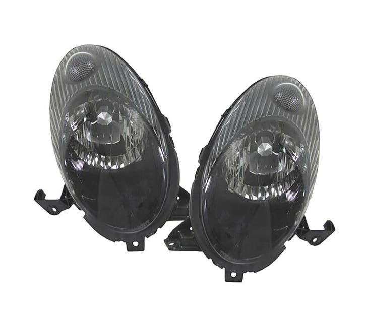 PHARES POUR NISSAN MICRA K12 03-07 FOND NOIR, Autos : Pièces & Accessoires, Éclairage, Envoi