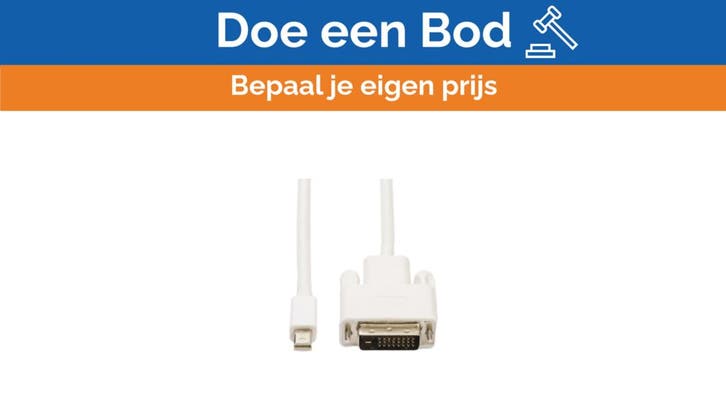 Bieden: DeLOCK Mini DisplayPort to DVI Cable 1m, Watersport en Boten, Navigatiemiddelen en Scheepselektronica, Ophalen of Verzenden