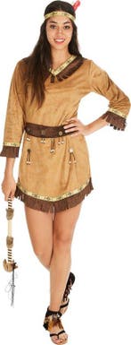 2dekans | Dressforfun vrouwenkostuum indianenvrouw Apache, Ophalen of Verzenden, Nieuw