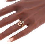 Ring - 18 karaat Geel goud, Roségoud - Parel - Turkoois,, Nieuw