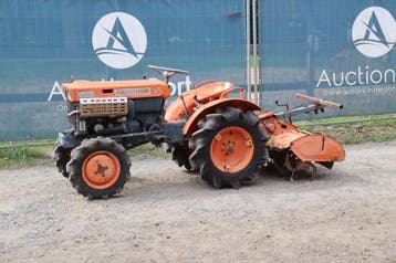 Veiling: Minitractor Kubota B7000 Diesel 13pk met grondfrees, Ophalen, Nieuw
