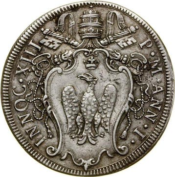 Italië, Pauselijke Staat Innocenzo XIII (1721-1724). 1/2