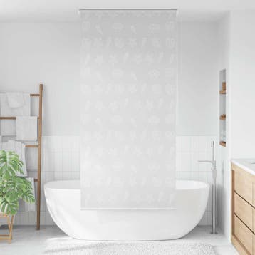 vidaXL Rolgordijn voor douche 80x240 cm zeester, Verzenden