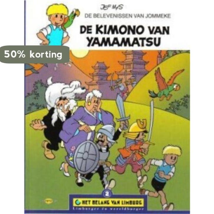Jommeke - De Kimono van Yamamatsu (Het Belang van Limburg), Livres, BD, Envoi