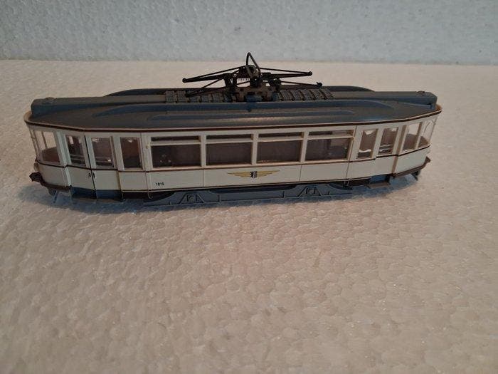 ohne Marke H0 - Modeltram (3) - Tramtrein - motorwagen en 2, Hobby en Vrije tijd, Modeltreinen | H0