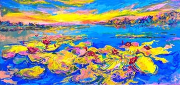 Vitality - Serie Nenúfares - XXL, 200X100 cm.