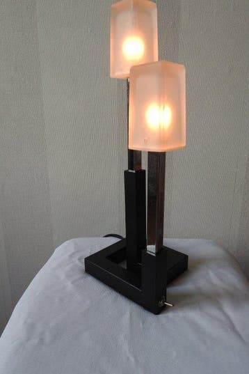 IKEA - Lamp - Korsby type B0301 - Metaal,chroom,melkglas -