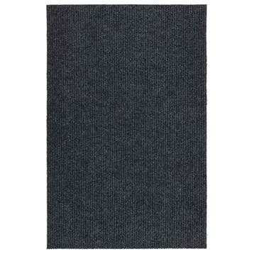 vidaXL Droogloopmat 100x150 cm antracietkleurig, Verzenden, Nieuw