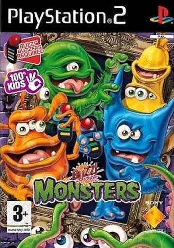 Buzz! Junior Monsters (Losse CD) (PS2 Games), Games en Spelcomputers, Games | Sony PlayStation 2, Ophalen of Verzenden, Zo goed als nieuw