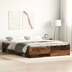 vidaXL Bedframe zonder matras 150x200 cm bewerkt hout oud, Verzenden, Nieuw