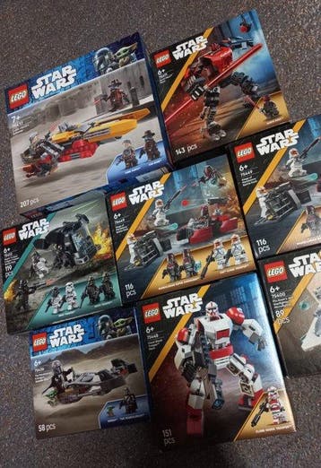 Lego Set - Star Wars - Star Wars 75437 , 75449 , 75412 ,, Nieuw