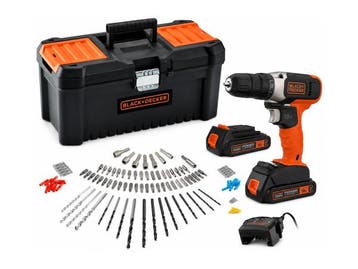 Veiling - Black & Decker schroefboormachine 18V BCD001C2TA-Q, Doe-het-zelf en Bouw, Nieuw